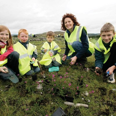 Planting With Local Kids